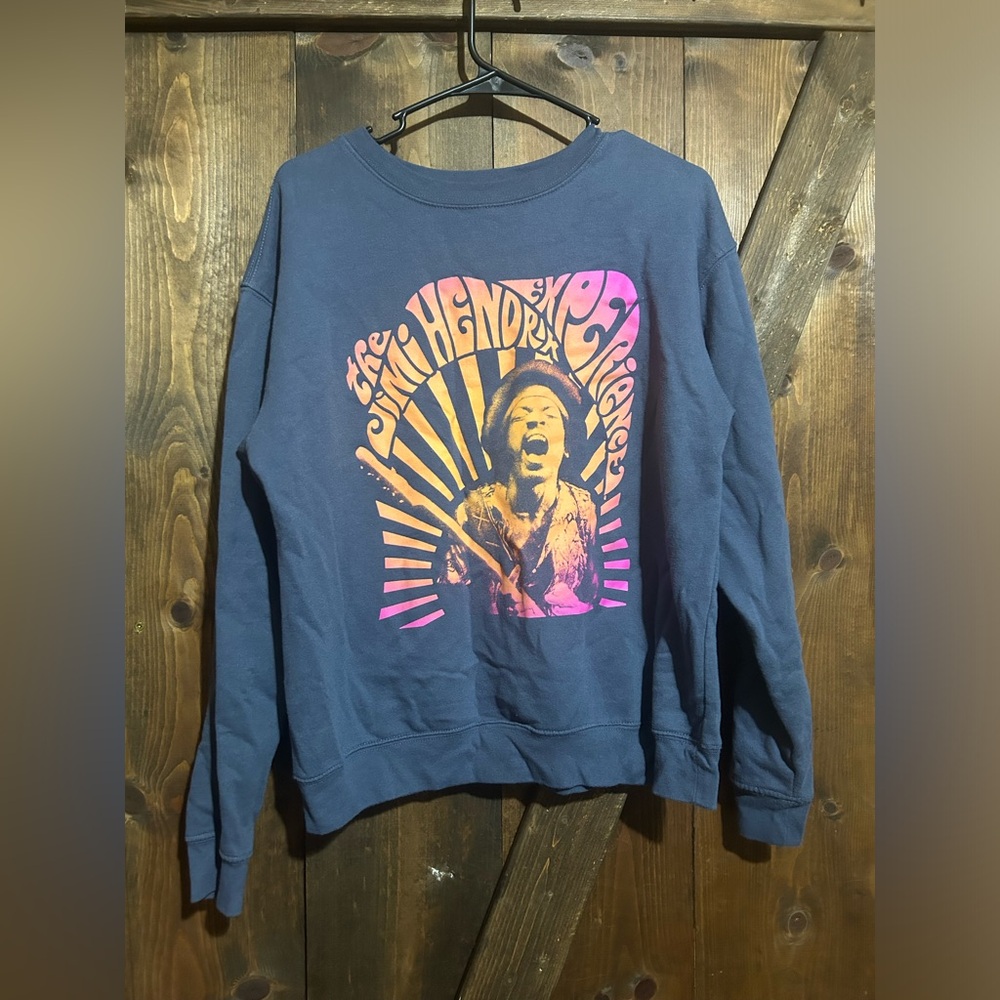 Jimmy Hendrix Crewneck Sweatshirt, size L, smoke free home